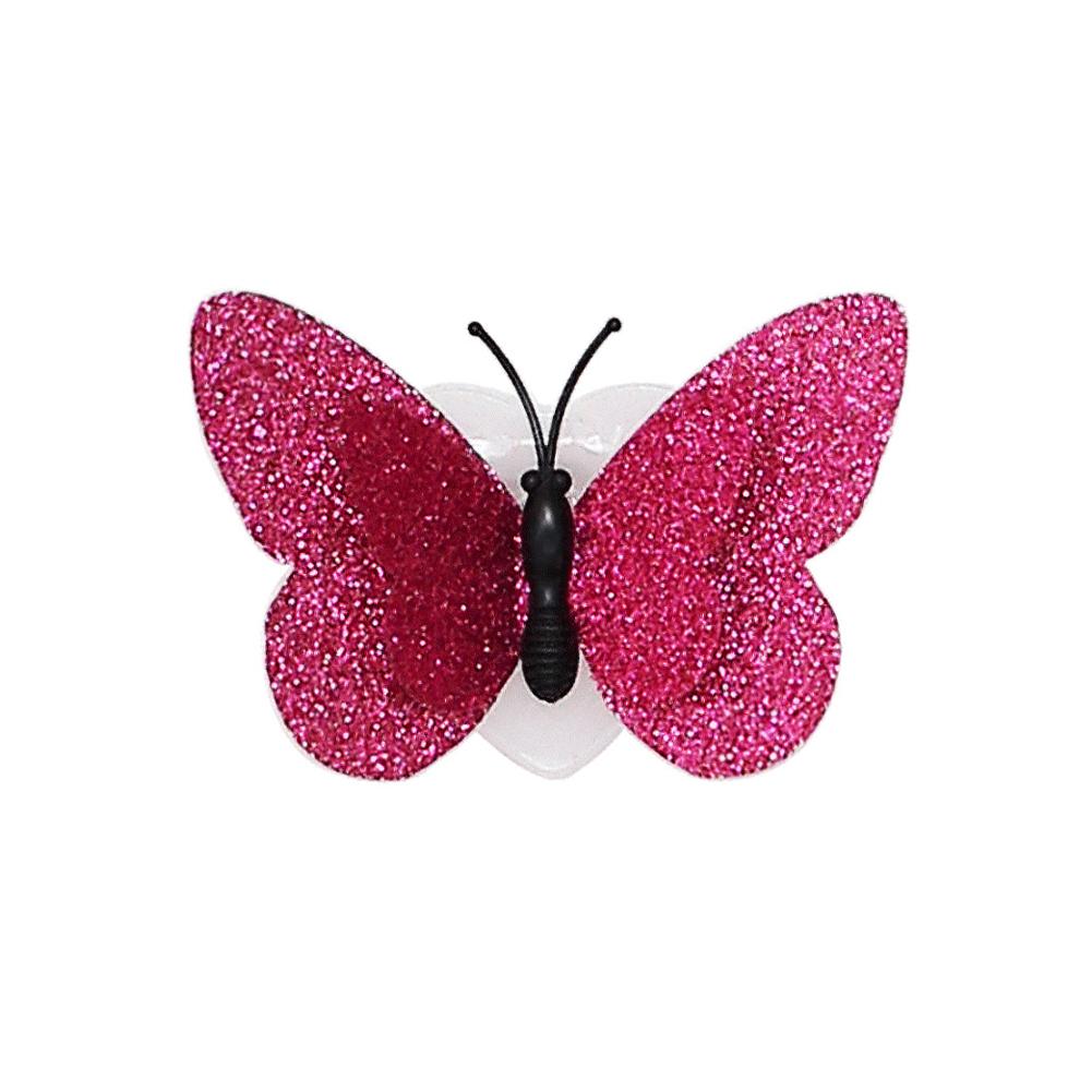 Doppelschichtige Schmetterlings-Nachtlichter Kreative Bunte Leuchtende Schmetterlingslichter Aufklebbare LED-Dekor-Wandlampe