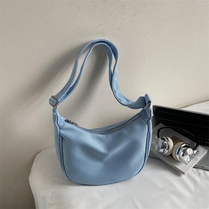 Popular Bags Women's Autumn and Winter Fashion Shoulder Bag Retro Commuter Messenger Dumpling Bag
