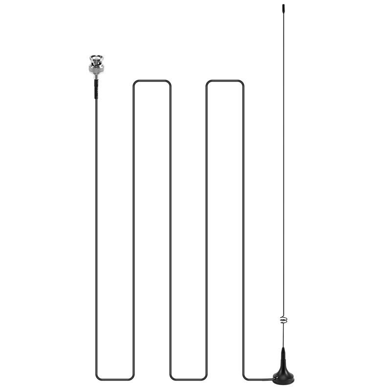 AA92-BNC-M UHF+VHF Vehicle-Mounted Antenna For NAGOYA UT-108UV Kenwood YAESU BAOFENG