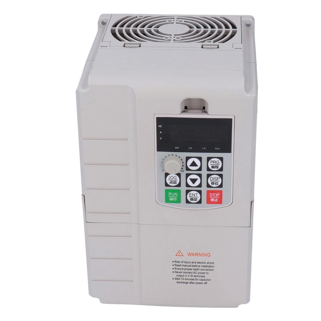 Frequency Converter 7.5KW Motor Speed Governor Single Phase 220V Input 3 Phase 380V Output