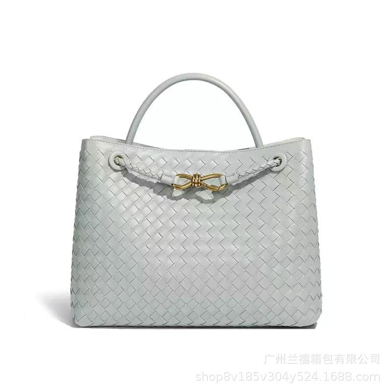 Nieuwe handgeweven tas grote capaciteit tote handtas modetrend veelzijdige enkele schouder messenger casual dames tas