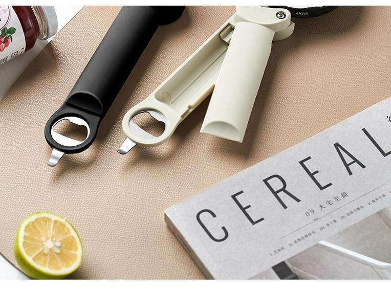 Multifunctional Magnetic Bottle and Can Opener for Twist-Off Lids and Beer Bottles