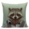 Cute Cartoon Animals Koala Panda Bear Polyester Sofa Home Pillows Cover Decorative Cushion Cover Almofadas Pillowcase