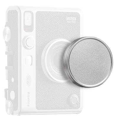Yullmu Instax Mini Evo Lens Cap, Instax Mini Evo Compatible Metal Lens Cap, Aluminum Alloy, Lens Protection, Dustproof