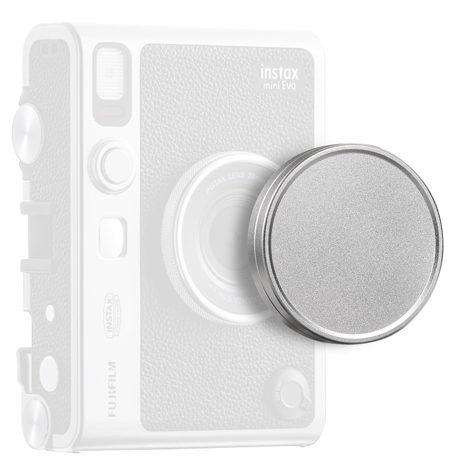 

Yullmu instax mini evo lens instant evo lens metal lens cap for mini made of aluminum lens dustproof cap, cap, evo, alloy, protection,