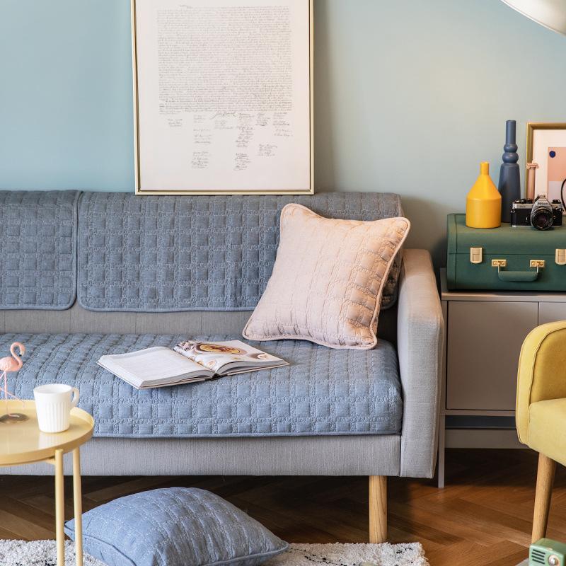 

Универсальный четырехсезонный чехол для диванной подушки, нескользящая ткань, чехол для диванной подушки для гостиной, все включено 70*70cm