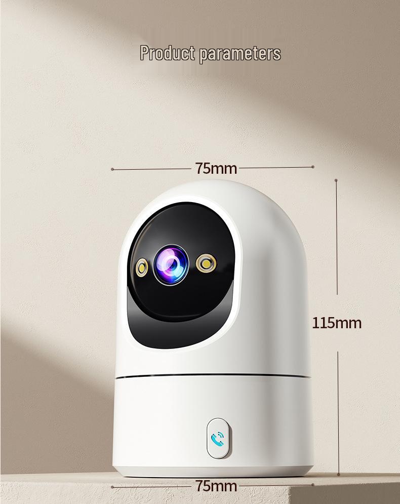 2025 HD Wireless Indoor Surveillance Camera with Remote Mobile Monitoring