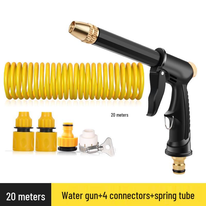 High-Pressure Car Wash Nozzle Spray Gun with Foam Bottle