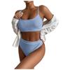 Women's Bikini Set Swimsuit Two Piece Filled Bra Swimwear Beachwear