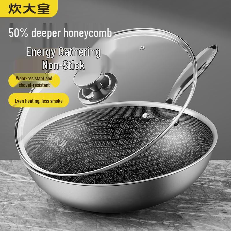 COOKER KING Stainless Steel Wok