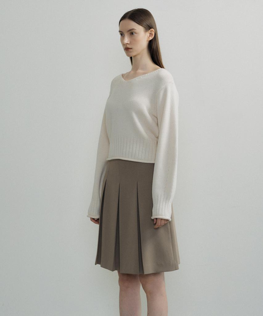 OCTETTE Cotton Waveneck Knit_2Color
