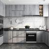 Wood Grain Decor Films Pvc Waterproof Wallpapers Self-adhesive Renovation Home Furnitures Wall Stickers for Closet