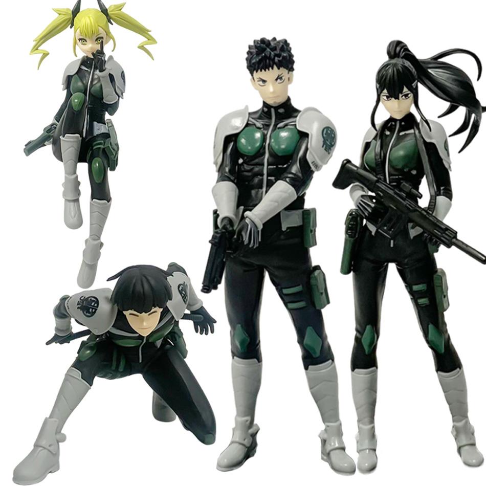 

Аниме FuRyu Подставка для лапши Рено Итикава Кикору Синономия Сосиро Хосина (Кайдзю Нет. 8) Коллекционная модель фигурки Игрушка Подарок 4pcs no box