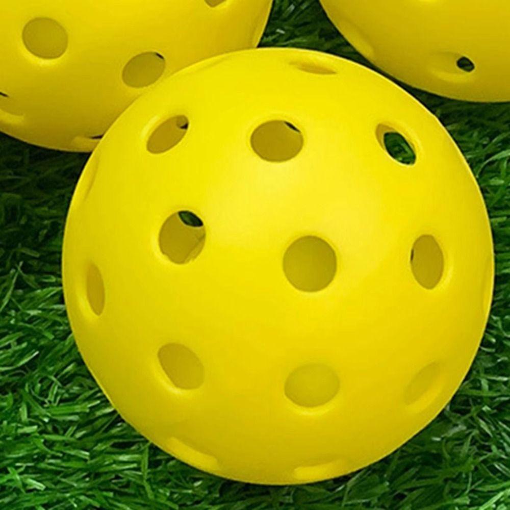 High Visibility 40 Holes Pickleball Good Performance Pickleball Training Ball Practice Accessories