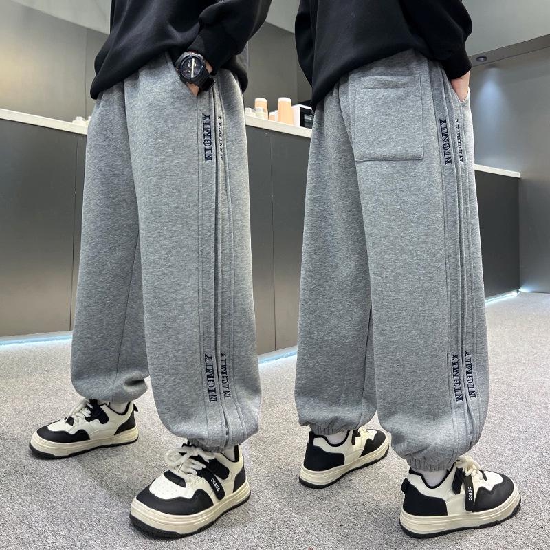 

2025 Спортивні осінні джогери для хлопчиків: Круті, Модні, Повсякденні спортивні штани 120 cm