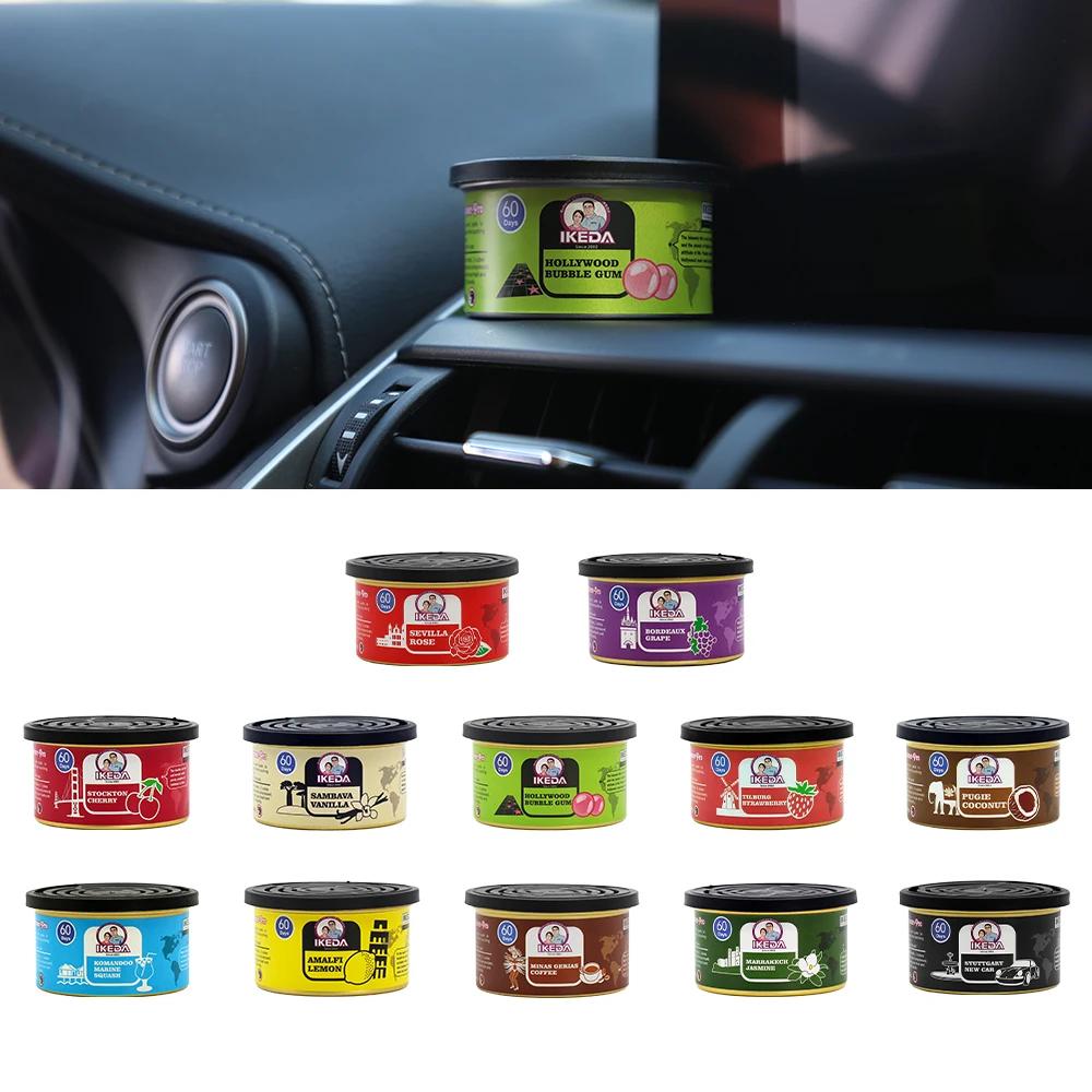 Car Air Freshener: 6 Kinds Scent | Organic Cans | Odor Eliminator Essential | Long-Lasting | Strong Fragrance | For Home