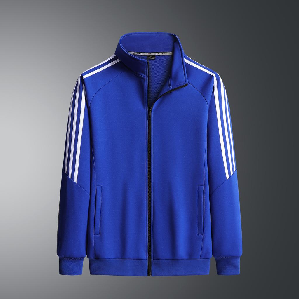 Men's Spring Autumn Casual Sports Striped Jacket Sweatshirts Long Sleeve Pullovers Coat For Men Streetwear Couple Clothes