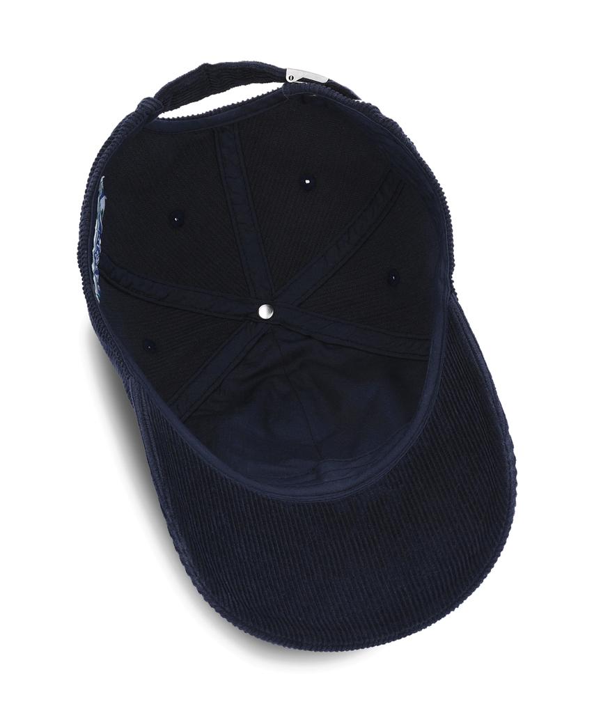 DISCUS ATHLETIC Logo Corduroy 6-Panel Cap Navy
