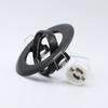 1/10PCS Round Recessed Spotlight GU10 LED Downlight Black LED Ceiling Lights Frame Adjustable for MR16 GU10 Bulb Holder
