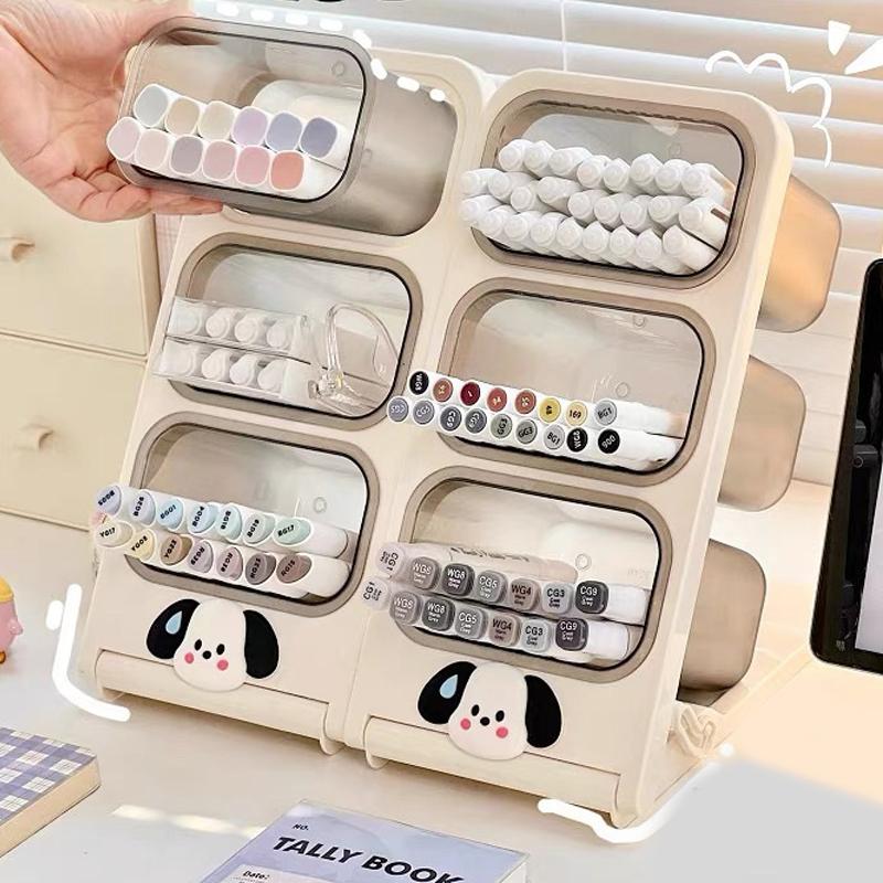 

Многослойные органайзеры для ручек большой вместимости, наклонные вставки, настольный органайзер, коробка для хранения, аксессуары, канцелярские товары для офиса и школы United States