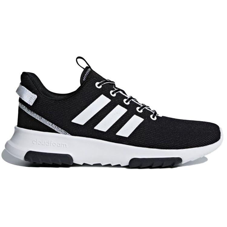 Adidas Cf Racer Tr Comfortable Fabric Non-Slip Low-Top Running Shoes Women Sneakers Black White DB1778