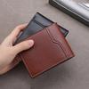 Coin Purse  Men'S Short Wallet Bifold Wallet Slim Pu Leather Wallet For Pocket Carry Gifts Daily Use