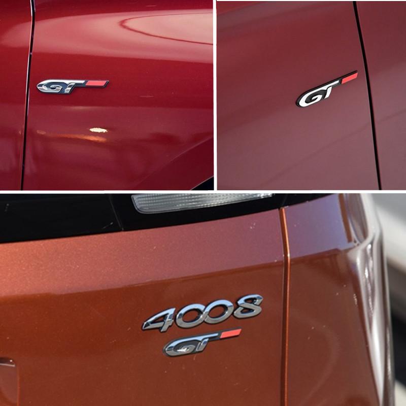 3D Car Styling GT for Car Hood Fender Trunk Rear Bonnet Nameplate Decal Emblem Badge Sticker