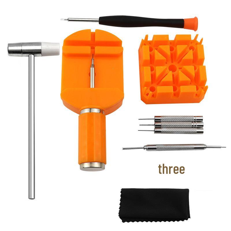 Watch Repair and Adjustment Tool Set: Strap Remover, Disassembly Tools, Link Modifier Watch Repair Tool Set