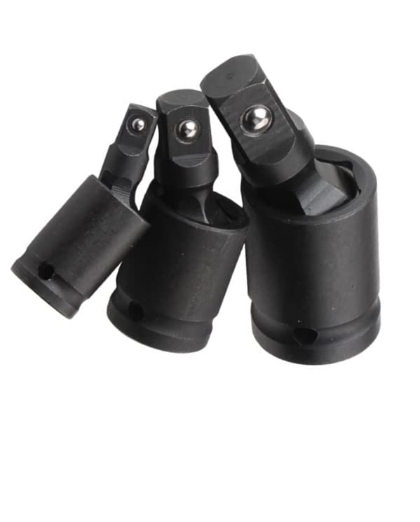 

HTharros Универсальный шарнирный ударный торцевой гаечный ключ Адаптер Пневмоинструмент Набор торцевых головок Набор из 3 - 1/4 3/8 1/2