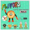 FLAVORS Figure Collection x Complete Set of 6 Full Gachapon Capsule Toy Vol.3 Figures, Set,