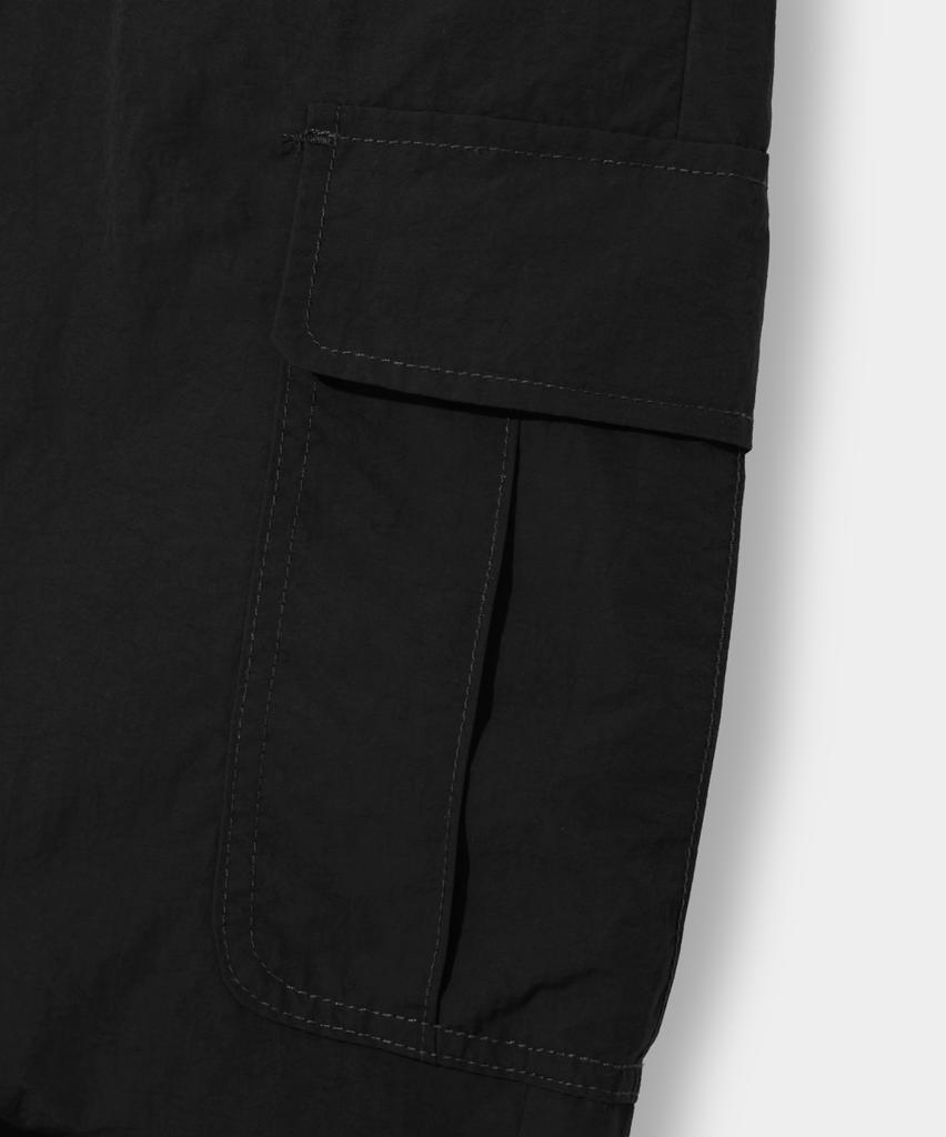 Dimiteulibeullaeg [Summer] M65 Parachute Curved Pants_ Nc Black