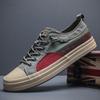 Men's 2025 Autumn Fashion Canvas Low-Top Lace-Up Casual Sneakers