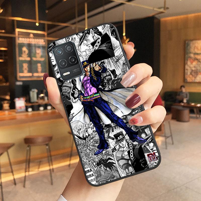 JoJo Bizarre Adventure Phone Case for OPPO Realme GT 2 Pro X2 Pro XT C25S 8 7 6 Pro 6i GT Master C3 C21 C21Y C11 X3 SuperZoom