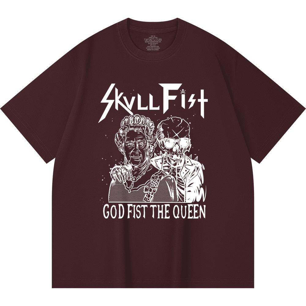230 Gsm %100 Pamuk Heavy Metal Tişört Rock Grubu Popüler Müzik Baskılı Unisex Ağır Pamuk Tişört