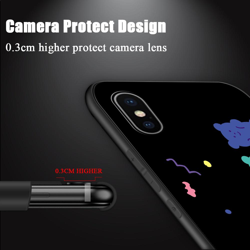 Roztomilé kreslené zvířecí pouzdro na telefon Krásný designový obal se zvířecím vzorem