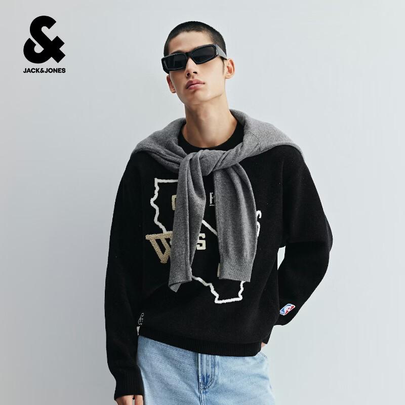 Jack & Jones NBA Warriors Collaboration Crew Neck Sweater