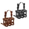 Bike Beer Bottle Carrier Portable 6 Cups Bicycle Beer Carrier Leather Water Beer Bottle Holder for Hiking Outdoor Activities