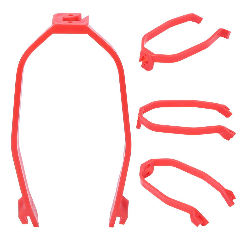 Czerwony Wspornik Błotnika Tylnego z 3 Amortyzatorami Drgań Uniwersalne Akcesoria dla Xiaomi M365