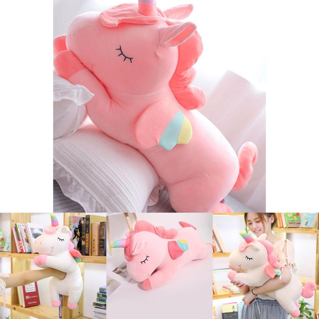 Adorable Unicorn Stuff Toy Soft Plush Doll Cushion Perfect Kids Birthday Gift