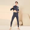 CASER Men's Thermal Mock Neck Underwear Set AH58902