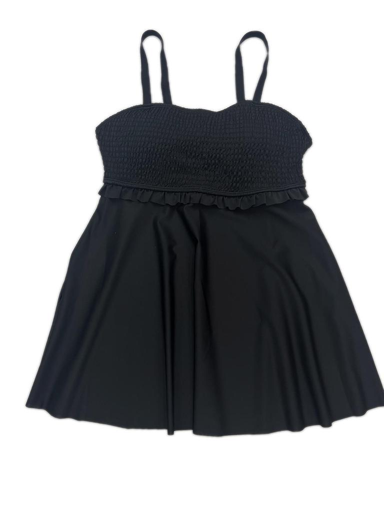 Plus Size Ruffle Suspender Skirted Swimsuit for Women