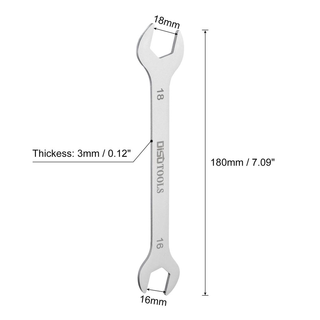 1/2pcs Thin Open End Wrench 5.5-32mm Metric Sandblasting Plated Stainless Steel Double Ended Slim Spanner for General Repairs