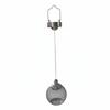 Solar Firefly Hanging Lamp Waterproof Hanging Solar Firefly Lamp Hollow Metal Lantern Weather Resistant Outdoor Lighting