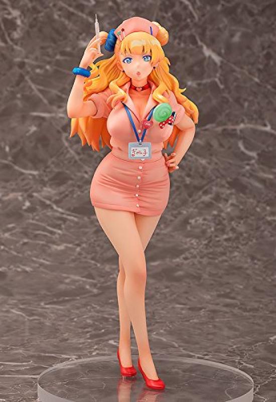Teach Gyaruko Nurse Style Scale ABS PVC Painted Complete Figure Me! Gyaruko-chan 1/8 &