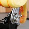 Steel potato and apple slicing and peeling machine