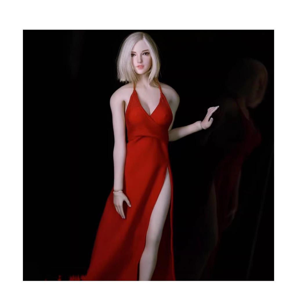 Scale Female Figure Doll Sexy and Elegant Evening Red Carpet Evening Dress 1/6 Dress, Dress,