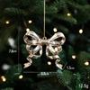 Plastic Angel Xmas Pendants Snowflake Christmas Tree Ornaments  for Home