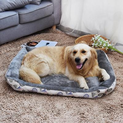 Paturi pentru câini din bumbac de înaltă calitate cu dungi pentru câini mari casă câini de talie mare canisă moale pentru animale de companie ZL121