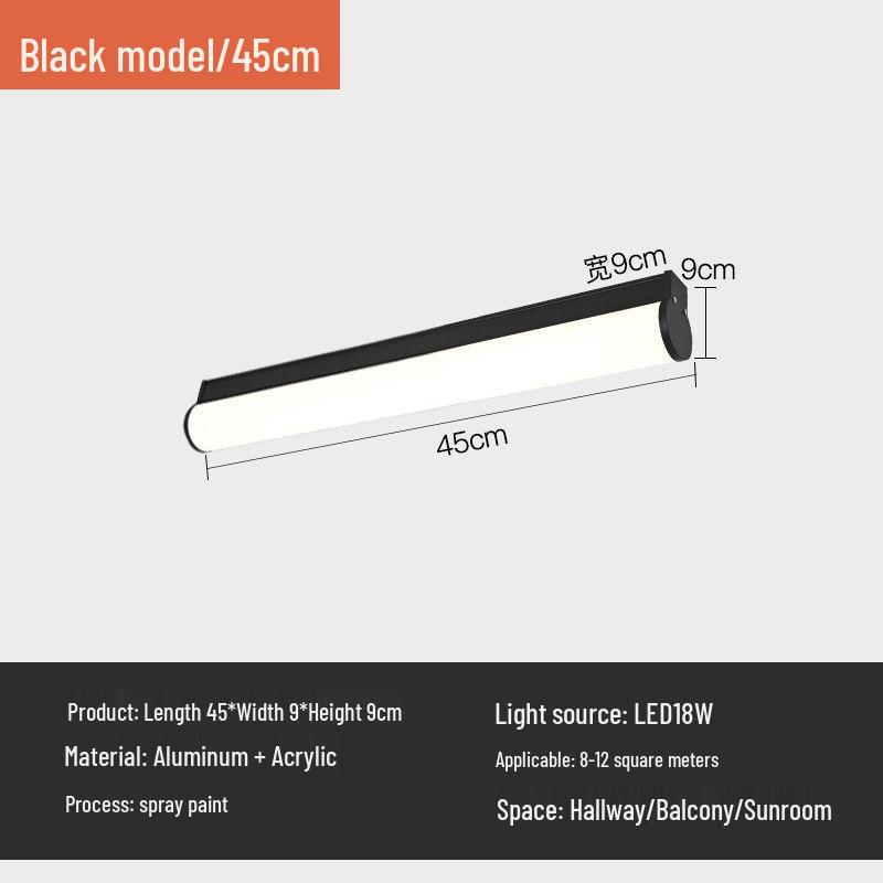 Minimalist Modern Waterproof Wall & Ceiling Light for Indoor/Outdoor Spaces