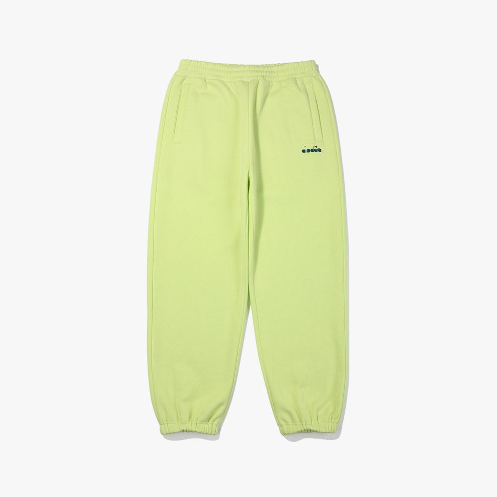Diadora Comfy Fleece-Lined Sweatpants Lime
